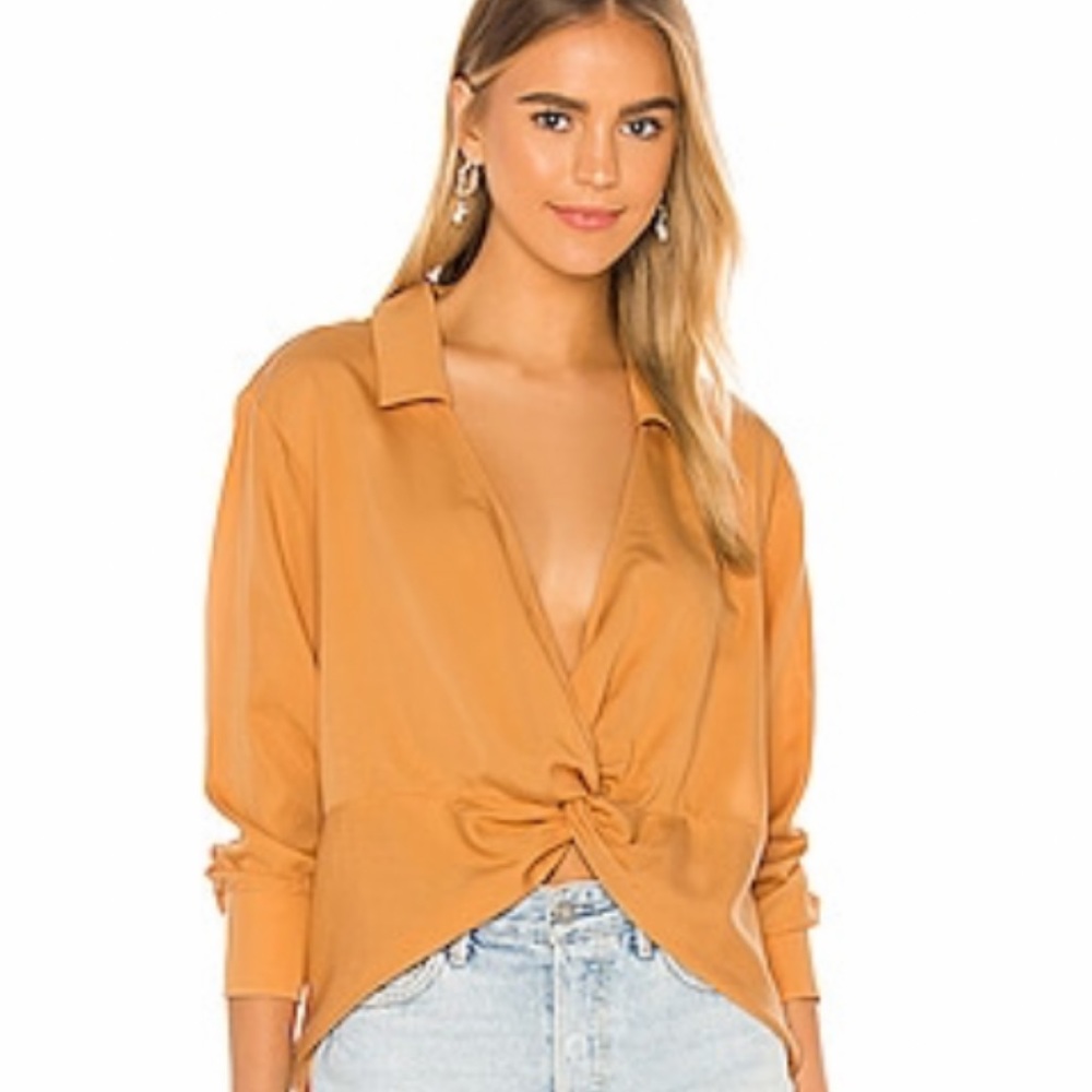 L'ACADEMIE
The Trinette Top In Copper Tan